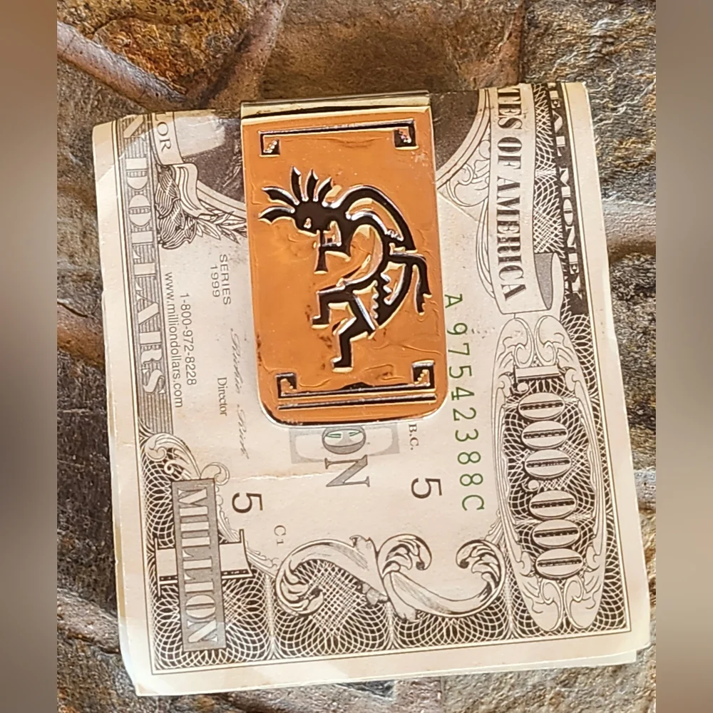 Sterling Silver KOKOPELLI Money CLIP
